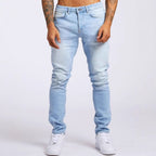 Herren Slim-Fit Jeans mit elastischem Komfortbund und modernen Details