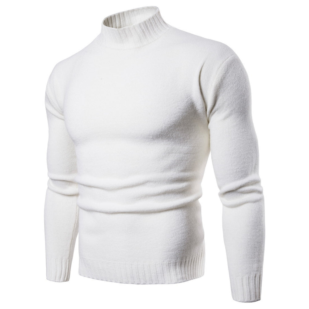 Damen hochgeschnittener Pullover mit Stehkragen R&B