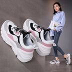 Damen Sportliche Chunky Sneakers mit atmungsaktiver Mesh-Oberfläche und dämpfender Sohle