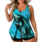 Damen BadR&Bluse mit Shorts R&B