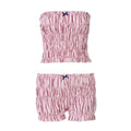 Damen Bandeau-Bikini-Set mit Rüschendetails und verstellbaren Trägern R&B