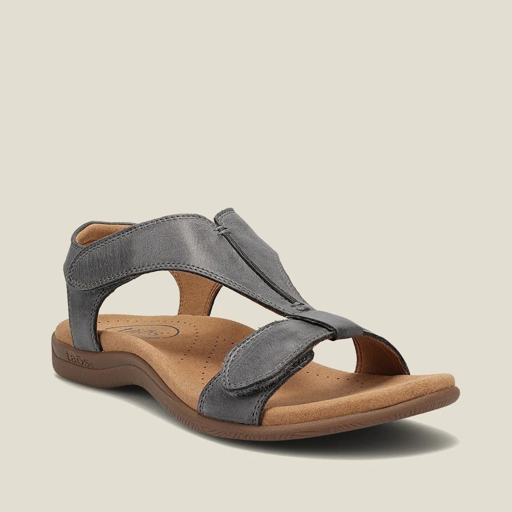 Damen Sandalen mit verstellbarem Riemendesign und anatomischer Fußbett R&B
