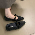 Damen elegante Ballerinas mit dekorativem Schleifenakzent und weichem Innenfutter R&B