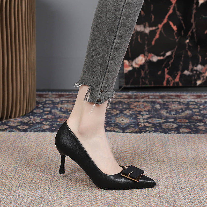 Damen elegante Pumps mit glamourösem Schmuckdetail R&B