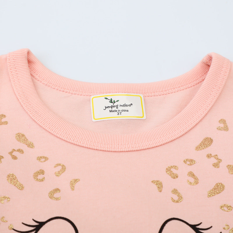 Mädchen Kleid mit Tiermotiv und Tüllunterrock R&B