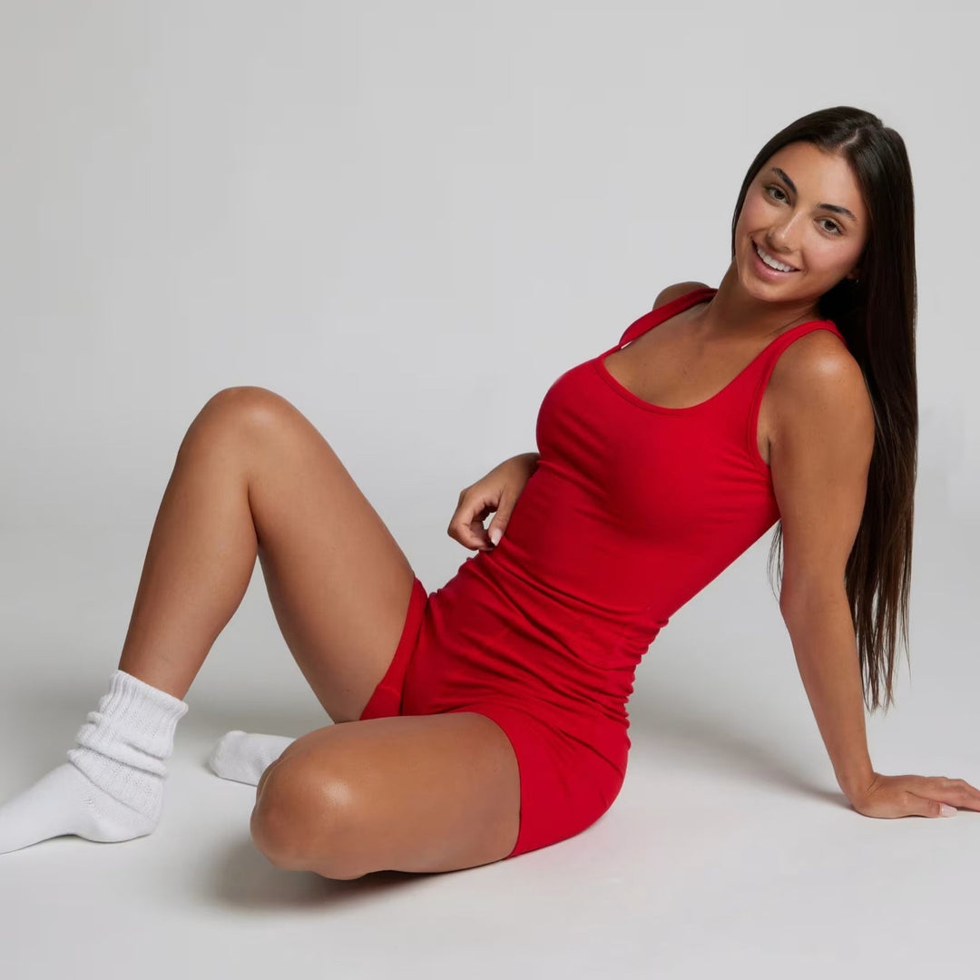 Damen bequemes Lockeres Sport-Set mit weitem Schnitt und elastischem Bund R&B