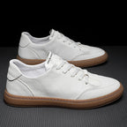 Damen lässige Leder Sneakers