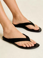 Damen Zehentrenner-Sandalen mit rutschfester Sohle und bequemem Fußbett R&B