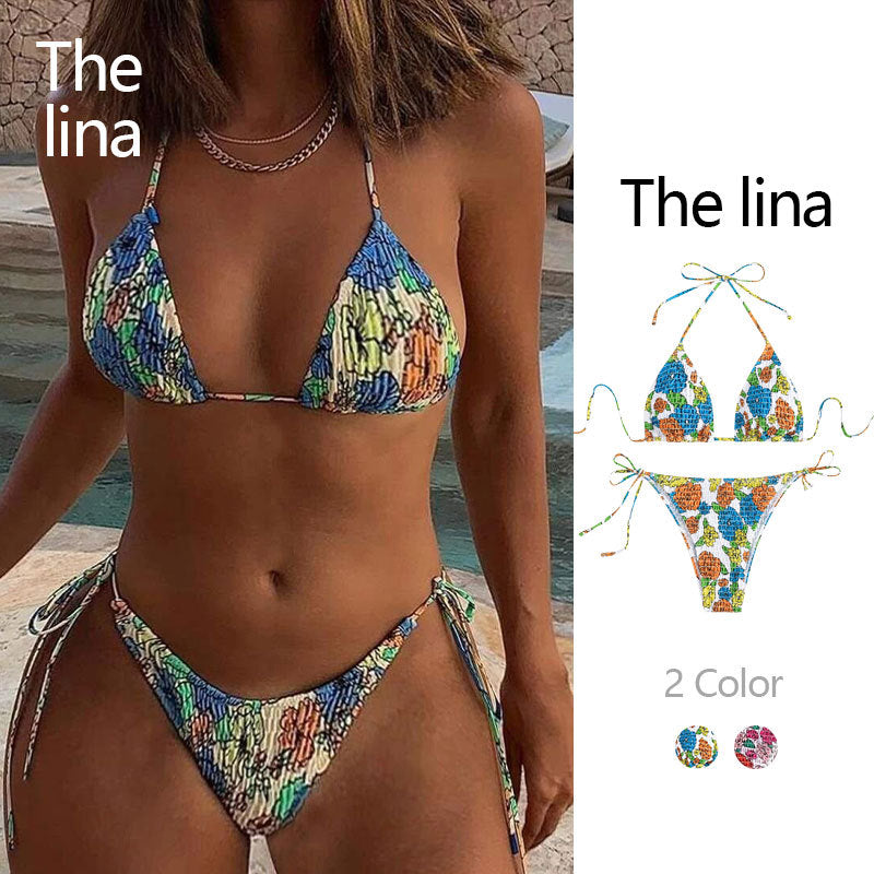Damen Raffinierter Triangelbikini R&B