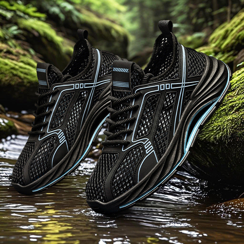 Damen Atmungsaktive Freizeitsneaker mit rutschfester Sohle und innovativer Dämpfungstechnologie R&B