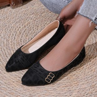 Damen Stilvolle und komfortable Ballerinas mit großem Schleifendetail R&B