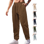 Herren funktionale Freizeithose mit elastischem Bund und praktischen Seitentaschen R&B