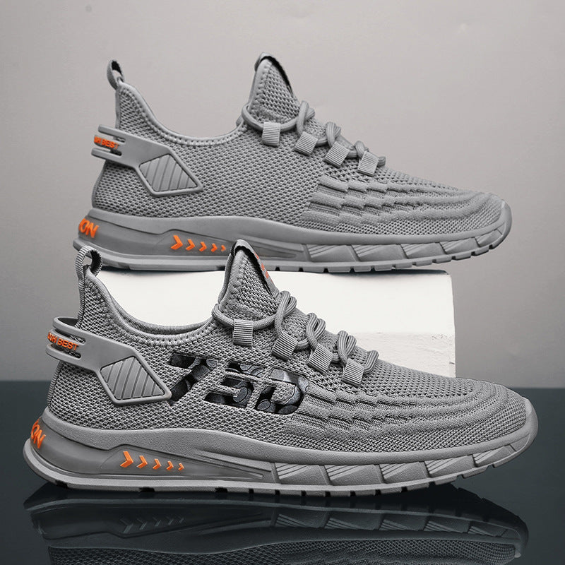 Damen Sportliche Laufsneaker mit atmungsaktiver Mesh-Oberfläche und rutschfester Sohle R&B
