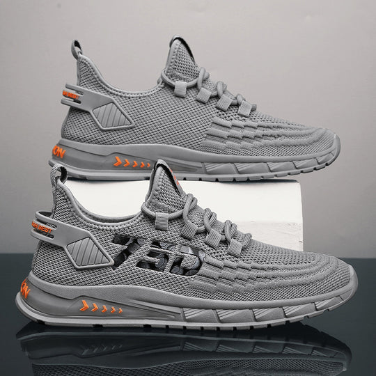 Damen Sportliche Laufsneaker mit atmungsaktiver Mesh-Oberfläche und rutschfester Sohle R&B