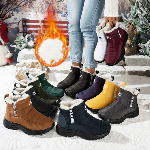 Damen Winterstiefel mit warmem Futter R&B