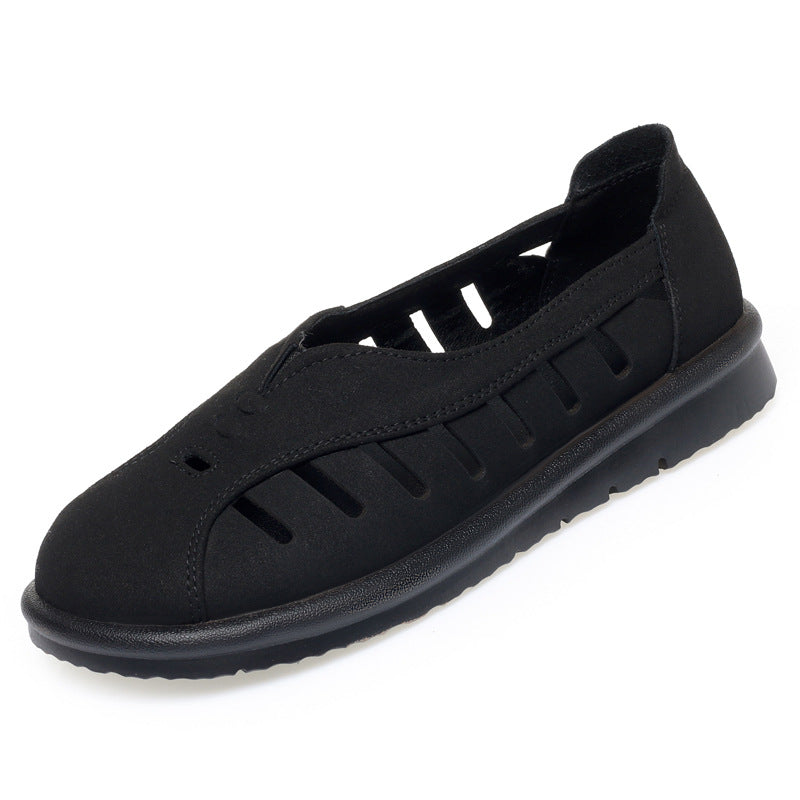 Damen Atmungsaktive Slip-On Ballerinas mit angenehm flexiblem Fußbett R&B