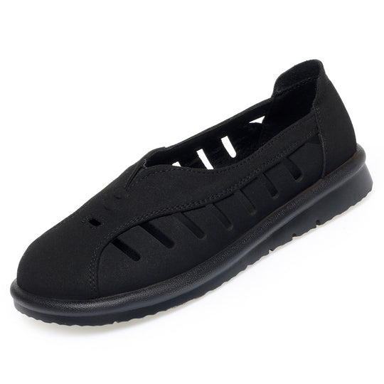 Damen Atmungsaktive Slip-On Ballerinas mit angenehm flexiblem Fußbett R&B