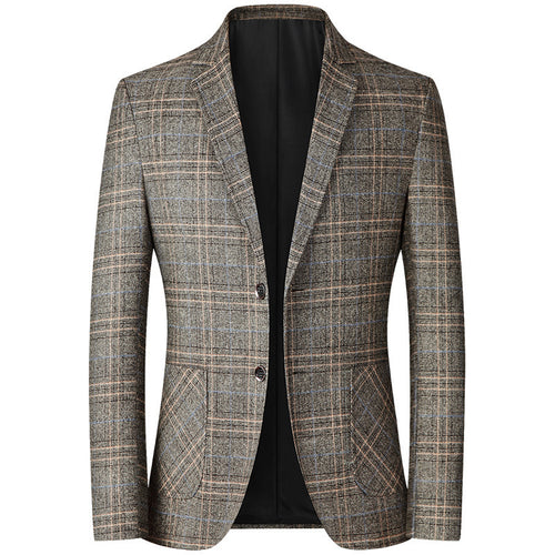 Damen elegante kariert Blazer R&B