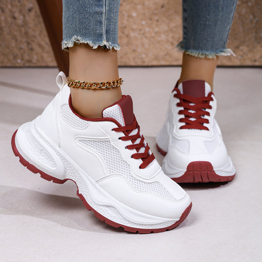 Damen Sneakers im sportlich-modernen Design mit atmungsaktiven Mesh-Einsätzen und komfortabler Dämpfung R&B
