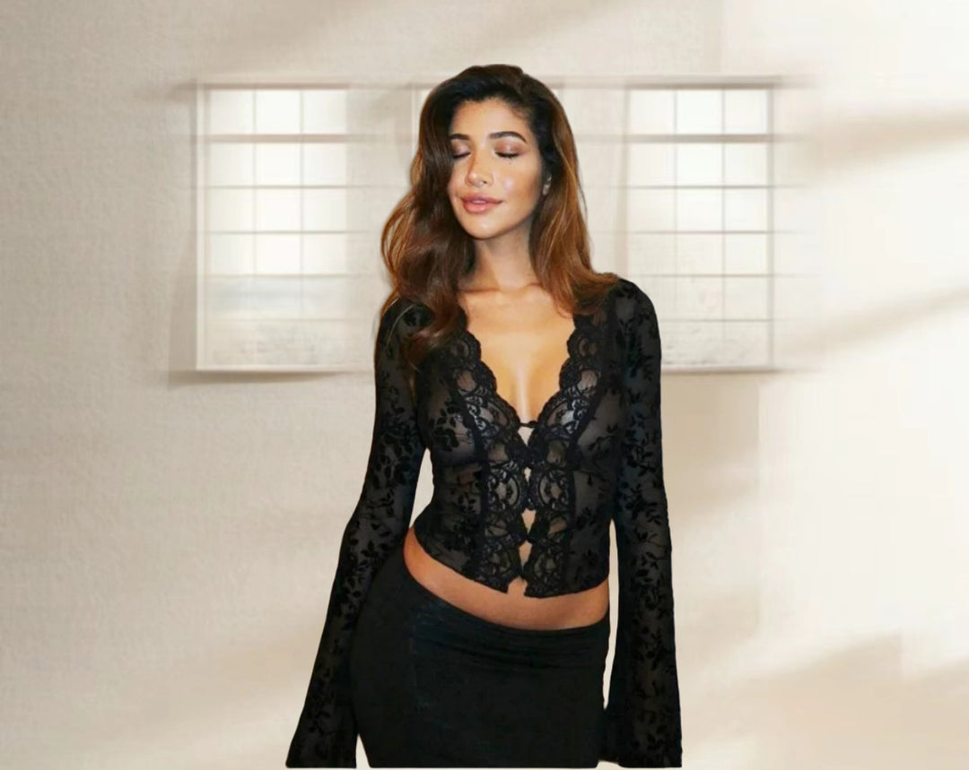 Damen ärmellose Bluse im wilden Leopardmuster R&B