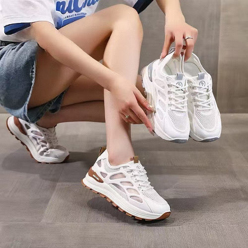 Damen Sportliche Mesh-Laufschuhe mit dämpfender Sohle und optimaler Atmungsaktivität R&B