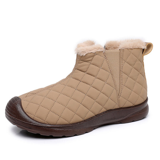 Damen Warmgefütterte Stiefeletten mit elastischem Einstieg und rutschfester Sohle R&B