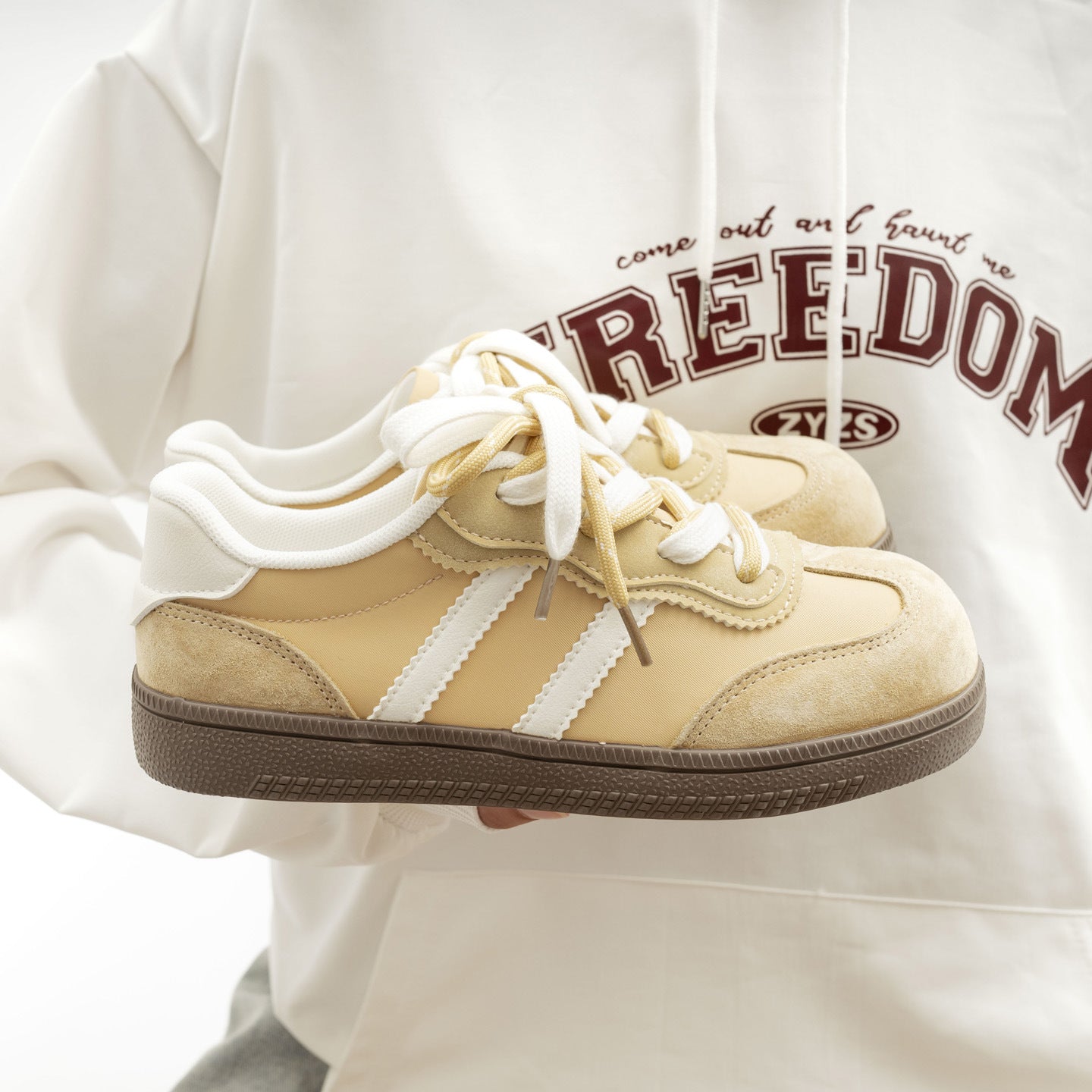Damen Sneakers mit sportlichem Design und weichem Futter