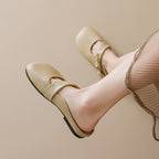 Damen Slipper mit modischem Knotendetail