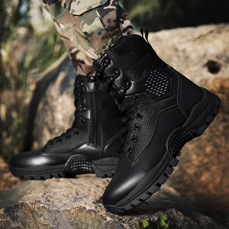Herren Tactical Boots mit strategischem Design und robustem Knöchelschutz R&B