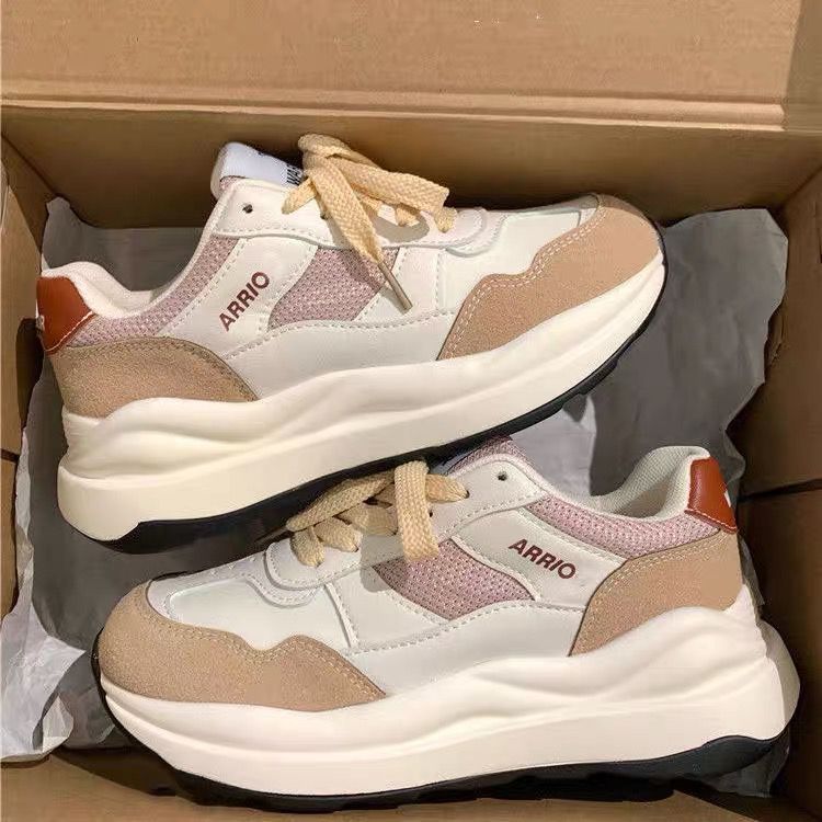 Damen Sportliche Chunky Sneakers mit gepolsterter Innensohle und atmungsaktivem Obermaterial R&B