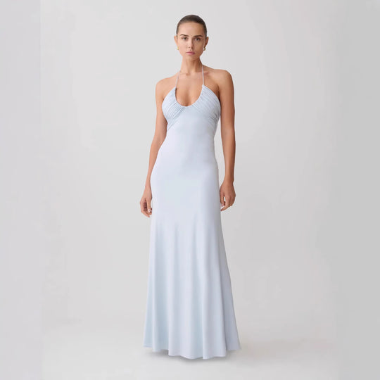 Damen Maxikleid mit raffinierter Drapierung R&B