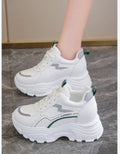 Damen Sportliche Plateau-Sneaker mit innovativer Dämpfung und modischem Design R&B