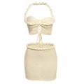 Damen Crop Top und Minirock Set R&B