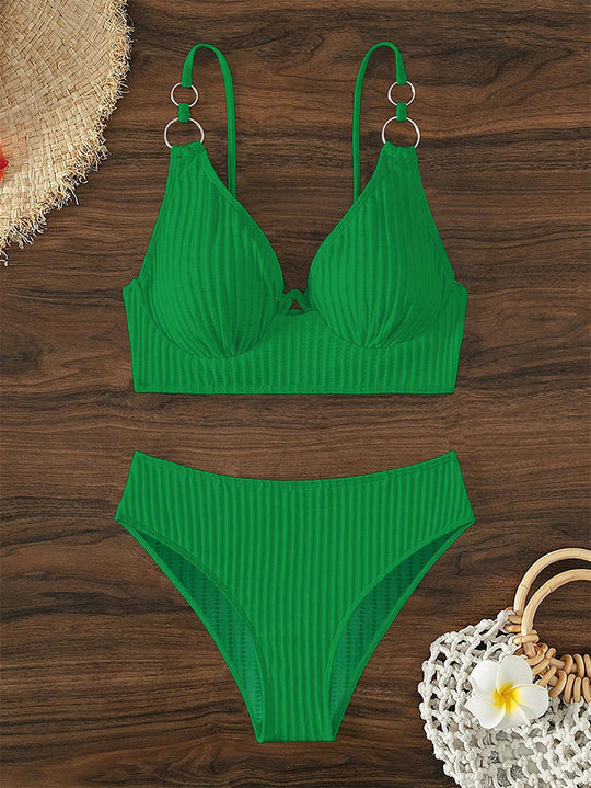 Damen Triangel-Bikini mit schickem Ringdetail R&B