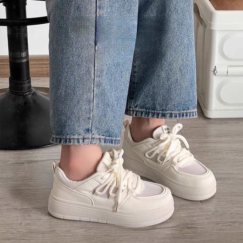 Damen Chunky Sneakers mit atmungsaktiver Textiloberfläche und stabiler Sohle