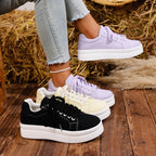 Damen Modische Sneaker mit hohem Plateau