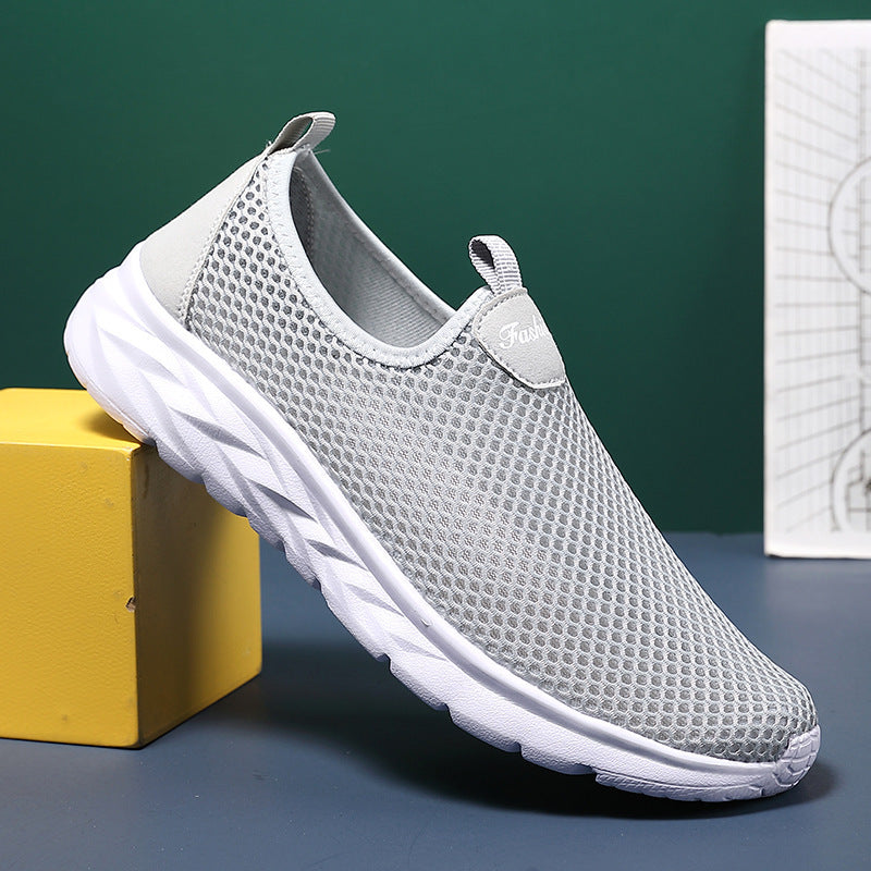 Damen Bequeme Slip-On Sneakers aus atmungsaktivem Mesh