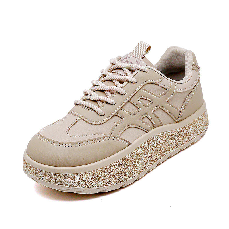 Damen Sportliche Plateau Sneakers mit ergonomischer Dämpfung und atmungsaktiver Oberfläche R&B