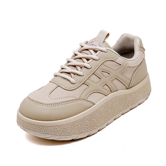 Damen Sportliche Plateau Sneakers mit ergonomischer Dämpfung und atmungsaktiver Oberfläche R&B