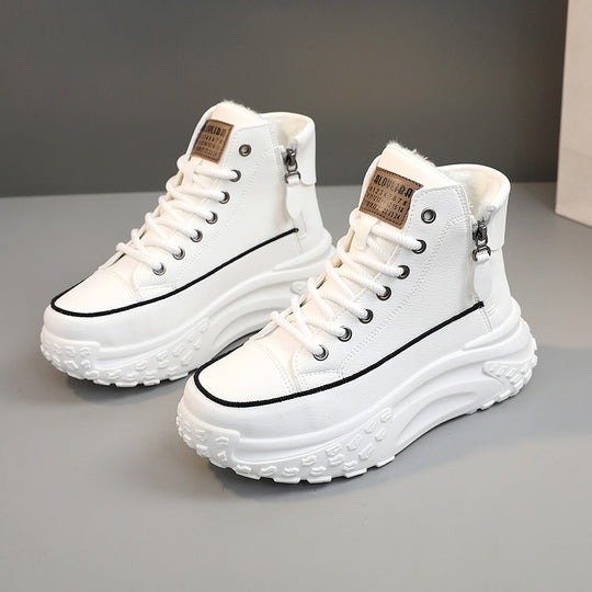 Damen Hohe Sneakers mit gepolstertem Innenfutter und strapazierfähigem Obermaterial R&B