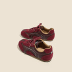 Damen sportliche Sneaker mit atmungsaktivem Obermaterial und robustem Sohlenprofil R&B