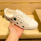 Damen Modische Sneakers aus hochwertigem Leder mit einzigartigem Design und bequemer Dämpfung R&B