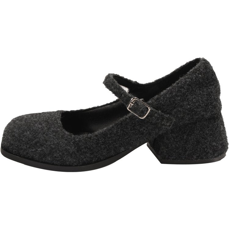 Damen Ballerina-Schuhe mit modischem Riemchen und hochwertiger Oberflächenstruktur R&B