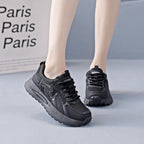 Damen Lauf-Sneakers mit gepolsterter Sohle und atmungsaktiver Mesh-Oberfläche R&B