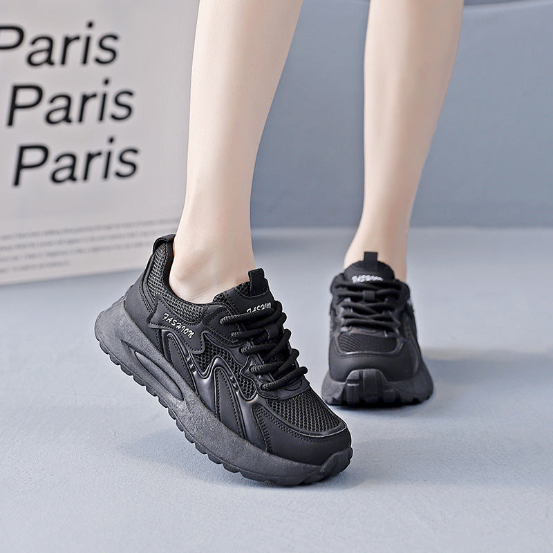 Damen Lauf-Sneakers mit gepolsterter Sohle und atmungsaktiver Mesh-Oberfläche R&B