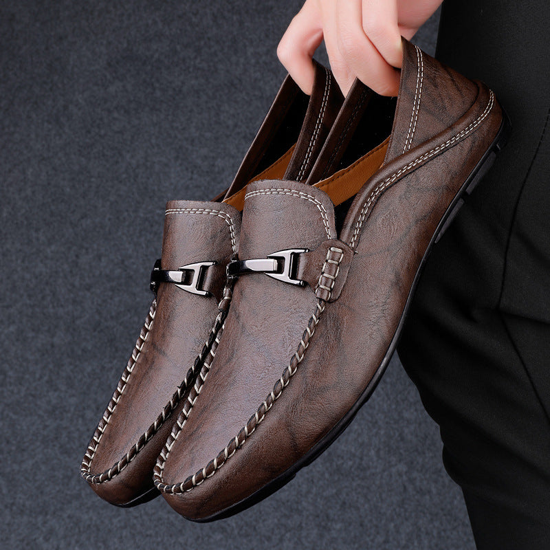 Herren Elegante Mokassins mit kunstvoller Naht und flexibel gestalteter Sohle R&B