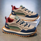 Damen Sportliche Sneakers mit robustem Sohlenprofil und atmungsaktiver Oberflächenstruktur R&B