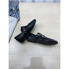 Damen Komfortable Ballerinas mit Schnallen R&B
