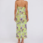 Damen Strandkleid mit verstellbarem Bund R&B