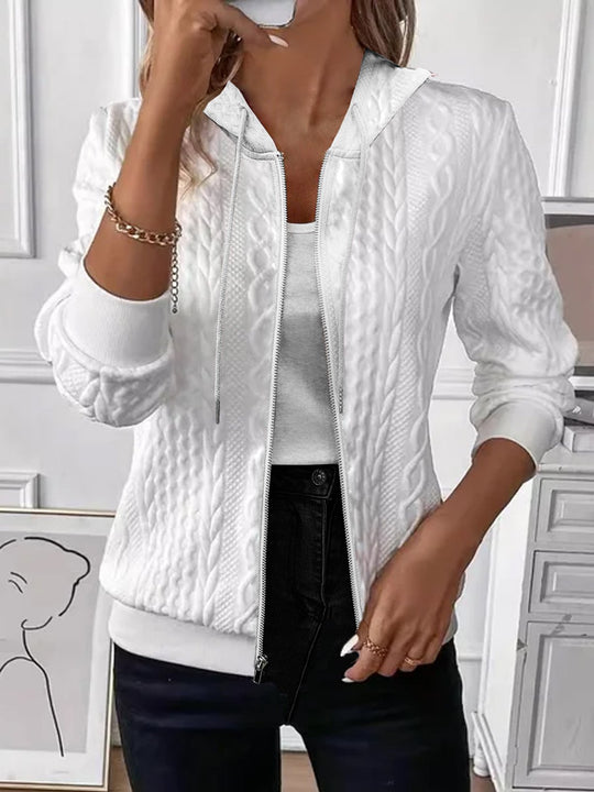 Damen Strickjacke mit Kapuze R&B